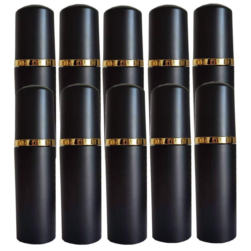 10 Pcs Black Foaming Soap Dispenser Mini Empty Foaming Liquid Soap Pump Bottles 60ml