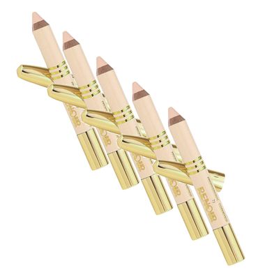 Boyds Renoir Concealer Pencil | Precision Coverage for Dark Circles, Blemishes, Redness | Brightening, Crease-Resistant Under Eye Concealer - 5 Pack