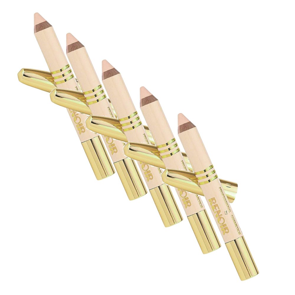 Boyds Renoir Concealer Pencil | Precision Coverage for Dark Circles, Blemishes, Redness | Brightening, Crease-Resistant Under Eye Concealer - 5 Pack