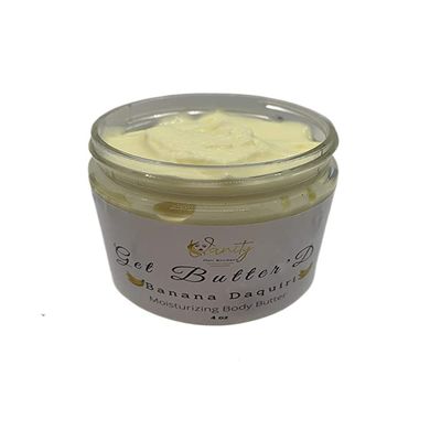 Banana Daquiri Body Butter- Handmade Body Butter - Natural Body Butter - Shea Butter - Mango Butter
