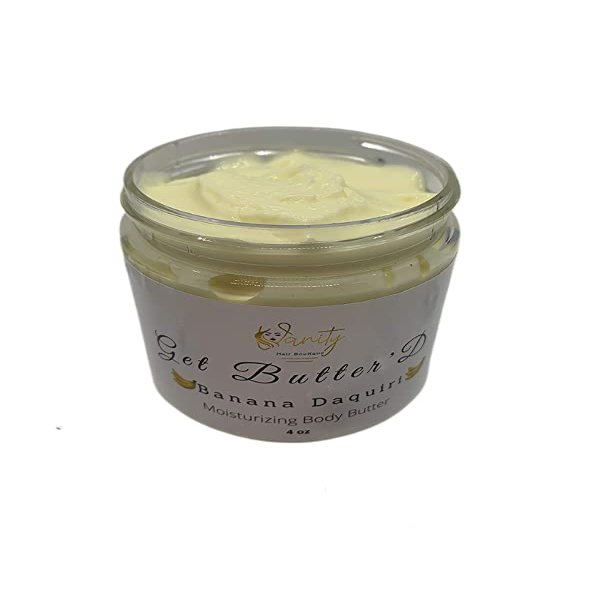 Banana Daquiri Body Butter- Handmade Body Butter - Natural Body Butter - Shea Butter - Mango Butter