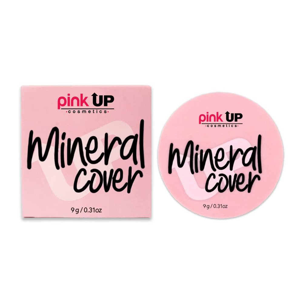 Pink Up | Mineral Cover |Compact Powder | Matte velvety finish | Long-lasting oil control | Makeup | Setting powder | Lightweight pressed formula | Beige shade | Model PKM300