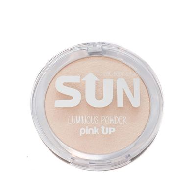 Pink Up | Luminous Powder |Highlighter | Enhances glow & defines features | Light-reflecting finish for radiant skin | Highlighter makeup | Makeup | Silky texture | Glow | Model PKIP03