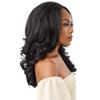 Outre Quick Weave Self Styled in 60 Seconds Neesha Soft & Natural New Half Wig Cap Laysflat Requires Less Leave Out NEESHA H301 (DRBLKCHER) view 3