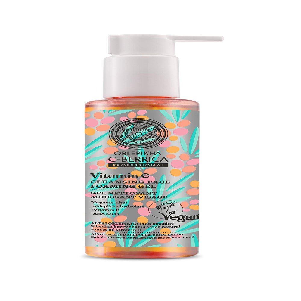Natura Siberica C-Berrica Cleansing Natural Face Foaming Gel 4.90 fl oz