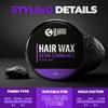 Beardo XXtra Stronghold Hair Wax, 100 gm | Crystal Hair Wax for Men | Glossy Finish | Hair Style, Shine | Extra Strong Hold Styling Hair Wax - 3.4Fl Oz view 4