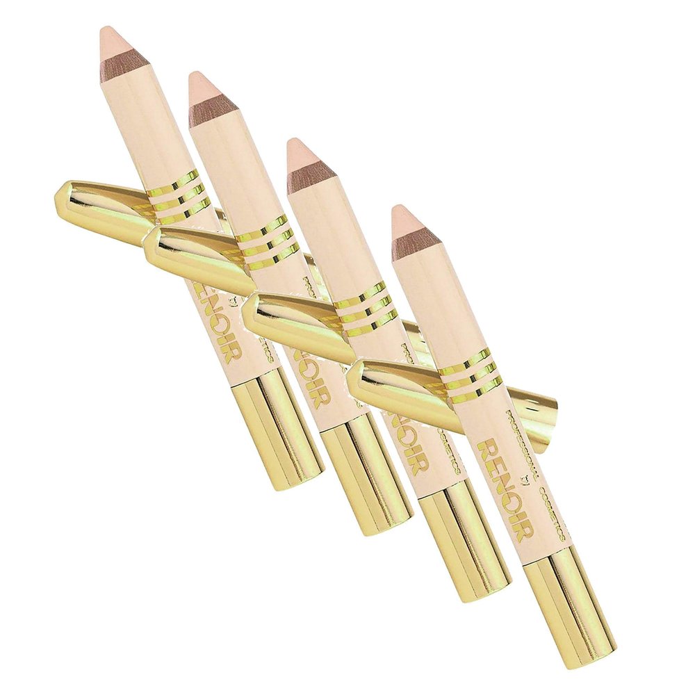 Boyds Renoir Concealer Pencil | Precision Coverage for Dark Circles, Blemishes, Redness | Brightening, Crease-Resistant Under Eye Concealer - 4 Pack