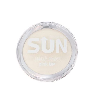 Pink Up | Luminous Powder| Highlighter | Enhances glow & defines features | Light-reflecting finish for radiant skin | Highlighter makeup | Makeup | Silky texture | Star | Model PKIP02