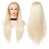 DANSEE Mannequin Head Hair Styling 28" Training Head Manikin Cosmetology Doll Head Synthetic Fiber Hair with DIY Braiding Set+ Free Table Clamp (613) view 2