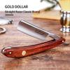 Straight Razor GOLD DOLLAR Wooden Handle Retro Shaving For Men & Barber Shaving Ready Without Stabilizer view 2