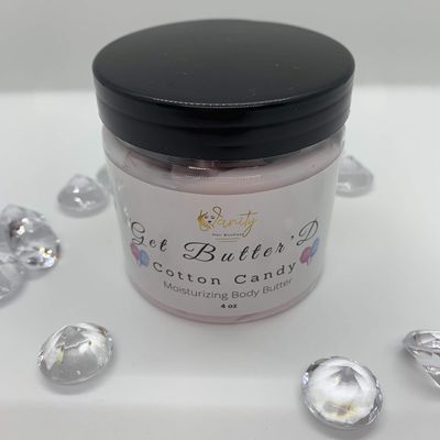 Cotton Candy Moisturizing Body Butter- Handmade Body Butter - Natural Body Butter - Shea Butter - Mango Butter