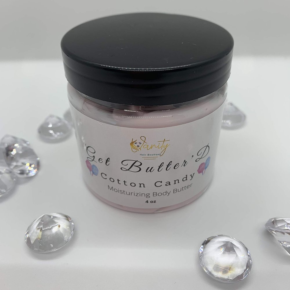 Cotton Candy Moisturizing Body Butter- Handmade Body Butter - Natural Body Butter - Shea Butter - Mango Butter