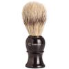 Basicare Men's Grooming Shaving Brush - Contoured Handle - Pure Natural Bristles view 1