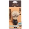 Basicare Men's Grooming Shaving Brush - Contoured Handle - Pure Natural Bristles view 2