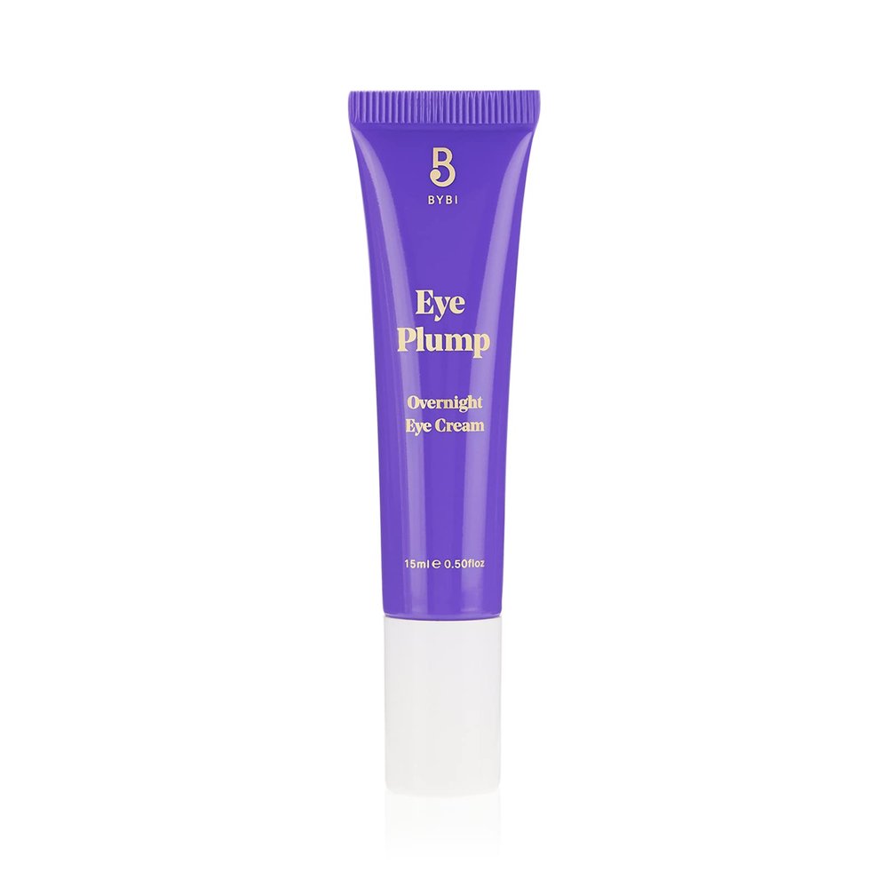 BYBI Beauty Eye Plump Hyaluronic Acid Eye Cream - Collagen Boosting Bakuchiol - Anti-Aging, Reduce Fine Lines & Wrinkles - Plumping & Hydrating - Vegan Under Eye Treatment - 15ml