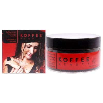 Koffee Beauty Chocolate Coffee Scrub - Exfoliating Body And Face Scrub - Polish And Smooth Skin With Ease - Invigorate Senses With Chocolate Fragrance Formula - For Naturally Radiant Skin - 4 Oz