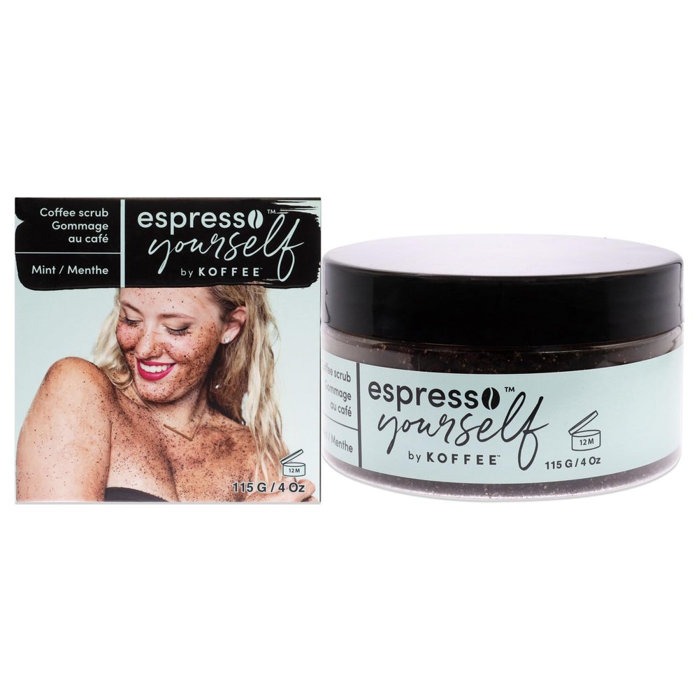 Coffee Scrub - Mint by Koffee Beauty for Unisex - 4 oz Scrub