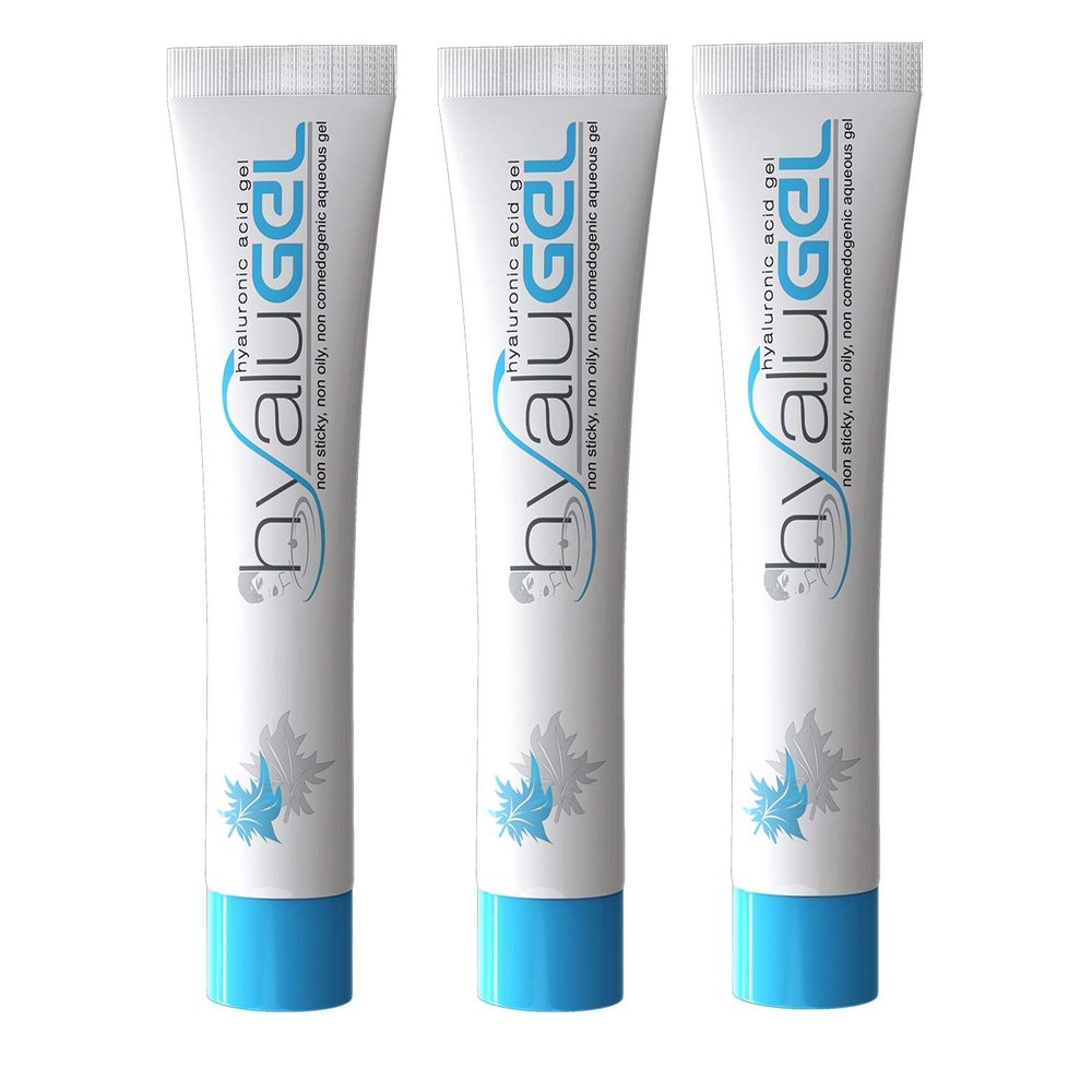 Hyalugel Hyaluronic Acid Gel - Pack of 3 tubes (30 grams)