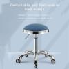 Wowdawn Beauty Stool,Stainless Steel Ring,Send Explosion-Proof Steel Plate, Adjustable Height Hairdressing Chair,Rotating Work Stool,Bearing 100kg view 2