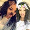 RJ HAIR Long Kinky Curly U Part Wigs Middle Par 180% Density Mongolian 4b 4c Curly Wigs For Black Women Black Color 1#2#4# (20inch 150% density, Color 1#) view 3