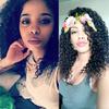 RJ HAIR Long Kinky Curly U Part Wigs Middle Par 180% Density Mongolian 4b 4c Curly Wigs For Black Women Black Color 1#2#4# (20inch 150% density, Color 1#) view 4