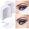 AKOAK 100 Pieces Eyeshadow Protector, Professional Lint Free Eye Pad fo Eeyelash Extension, Tinting and Lip Makeup to Prevent Makeup Residue, Half-moon Shape (8.4 CM) view 1