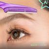 Almost Famous Face Exfoliator Beauty Razors For Face Hair Removal for Women, Purple (Pack of 6) view 2