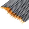AKOAK 100 Pcs Disposable Eyeliner Brush Black Handle Fine Eyeliner Applicator Eyeliner Stick Eyeliner Liquid Eyeliner Lash Extension Tool Fiber Swabs Porable Eyeliner Brush Tool (Black) view 3