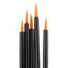AKOAK 100 Pcs Disposable Eyeliner Brush Black Handle Fine Eyeliner Applicator Eyeliner Stick Eyeliner Liquid Eyeliner Lash Extension Tool Fiber Swabs Porable Eyeliner Brush Tool (Black) view 4