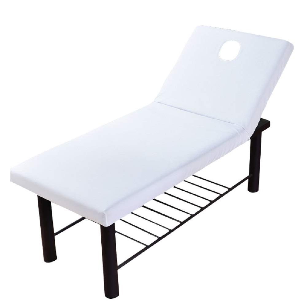 Solid Massage Salon Table Bed Fitted Sheet Elastic All-Round Wrap Full Cover with Hole