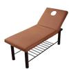 Solid Massage Salon Table Bed Fitted Sheet Elastic All-Round Wrap Full Cover with Hole view 1