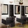 BarberPub Wall Mount Barber Station Hair Styling Drawer Storage Beauty Salon Spa Shop Equipment 3208 (Ebony) view 2