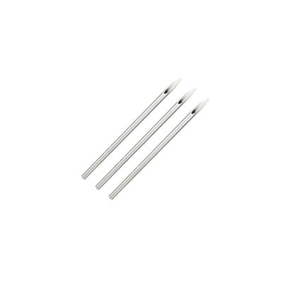 Luxe Modz Unisex Body Piercing Kit, Catheter Hollow Needles, Hypoallergenic Supplies, Nickel-Free, 15G, Silver, Pack Of 100