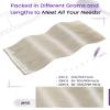 LaaVoo Tape in Extensions Human Hair Platinum Blonde Real Hair Extensions Tape in Short #60 White Blonde 12 Inch 30g/20pcs view 3