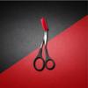 Man Made: Eyebrow + Mustache Scissor, 2 in 1 Comb & Scissor Trimmer, Become a Better Man (Red) view 3