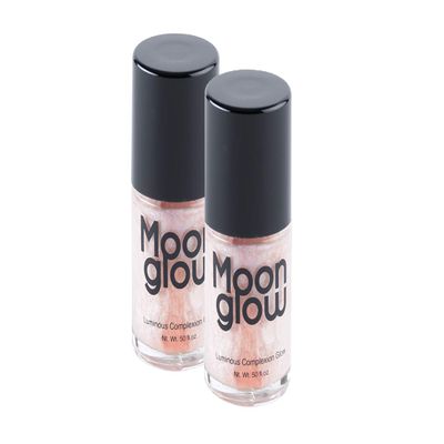 Boyds Moon Glow Luminous Complexion Liquid Highlighter | Dewy Makeup Highlighter for Face & Body | Buildable Sun-Kissed Glow for All Skin Types, 50 fl oz - 2 Pack