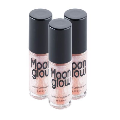 Boyds Moon Glow Luminous Complexion Liquid Highlighter | Dewy Makeup Highlighter for Face & Body | Buildable Sun-Kissed Glow for All Skin Types, 50 fl oz - 3 Pack
