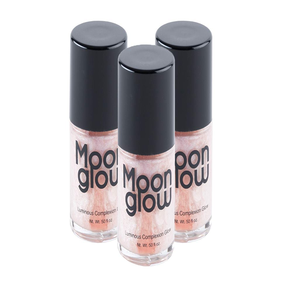 Boyds Moon Glow Luminous Complexion Liquid Highlighter | Dewy Makeup Highlighter for Face & Body | Buildable Sun-Kissed Glow for All Skin Types, 50 fl oz - 3 Pack