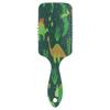 Hair Brush paddle comb Green Dinosaur for Thick Hair & Anti Static Detangling view 1
