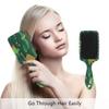 Hair Brush paddle comb Green Dinosaur for Thick Hair & Anti Static Detangling view 4
