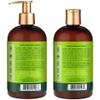 SheaMoisture Power Greens Curly Hair Shampoo and Conditioner Dry Hair Moringa Avocado to moisturize, 13 Fl Oz (Pack of 2) view 3