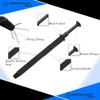 4 Prong Diamond Tweezers Gem Pick Up Holder Tool Catcher Grabber Jewelry Making Tool Black Color Coated By OdontoMed2011 view 2