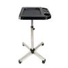 Aluminium Salon Instrument Tray, Height Adjustable Trolley Cart Tray Station on Wheels for Salon Tattoo Spa Beauty Service Holder Tool Storage (Silver,Style 4) view 1