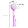 6 Pieces Facial Cleansing Brush Soft Bristle Facial Scrub Exfoliating Brush with Acrylic Handle, Face Wash Scrub Exfoliator Brushes for Face Care Makeup Skincare Removal view 2