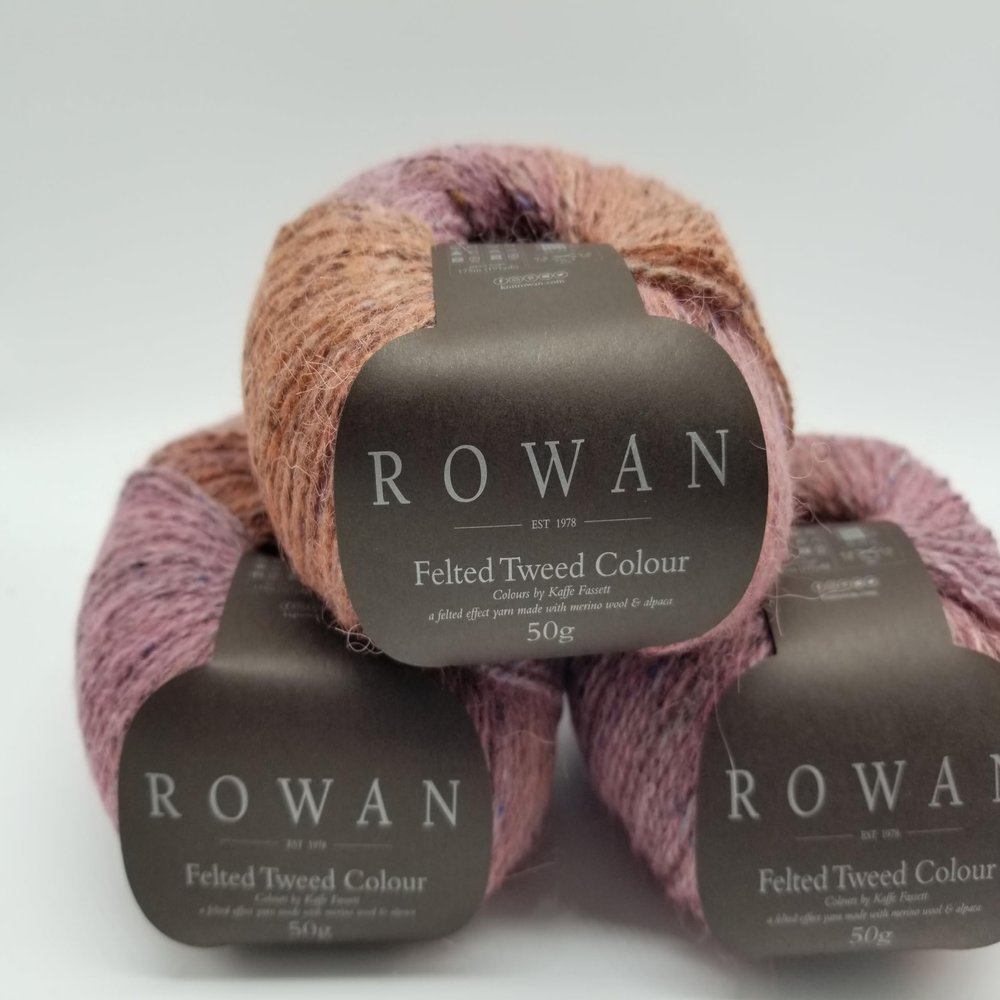 Rowan RN Felted Tweed COLOUR-021-BLUSH, Blush, Small Blush (021)