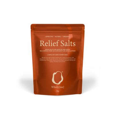 WholyMe Epsom Salt Bath Salts - Natural Bath Soak for Muscle and Joint Recovery with Arnica, Frankincense and Eucalyptus Essential Oil - Great for Post Workout and Relaxation - 35 Ounce (1Kg)