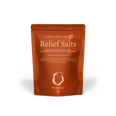 WholyMe Epsom Salt Bath Salts - Natural Bath Soak for Muscle and Joint Recovery with Arnica, Frankincense and Eucalyptus Essential Oil - Great for Post Workout and Relaxation - 35 Ounce (1Kg)
