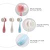 3pcs Manual Face Washing Brush Dual-Sided Cleansing Tool for Deep Exfoliation and Pore Cleansing for Gentle Facial Massage and Makeup Removal Colors view 4