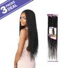 LULUTRESS Sensationnel Crochet Braids 3X Pre-Looped Micro Box Braid 24" (3-PACK, 1B) view 2