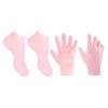 1 Set Moisturizing Gloves and Socks Set Silicone Gel Spa Gloves Remover Socks Beauty Hand Mitts Size L (Pink) view 1